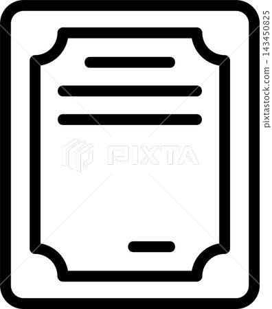 Certificate Modern and Creative Icon 143450825