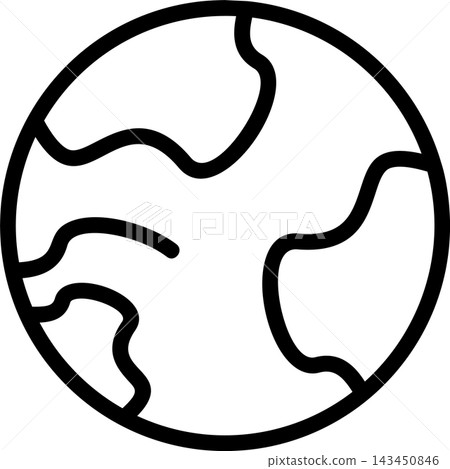 World Map Modern and Creative Icon World Map Modern and Creative Icon 143450846