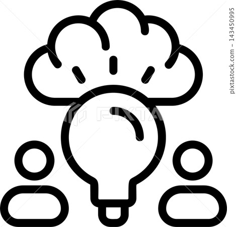 Team Brainstorm Modern and Creative Icon Team Brainstorm Modern and Creative Icon 143450995