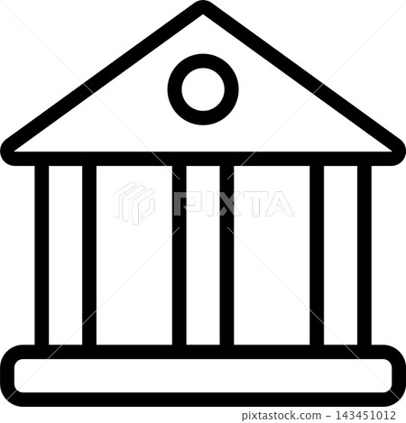 Bank Building Modern and Creative Icon 143451012