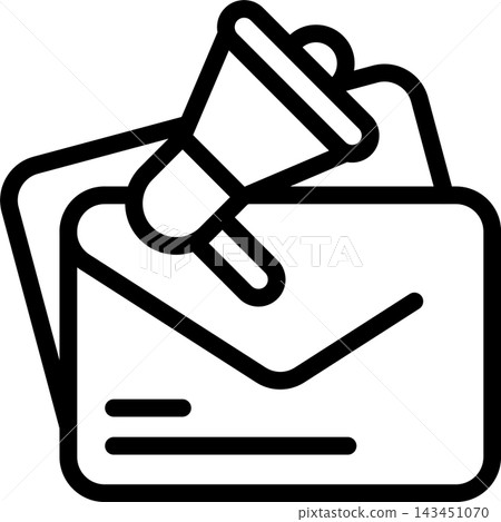 Email Marketing Modern and Creative Icon 143451070