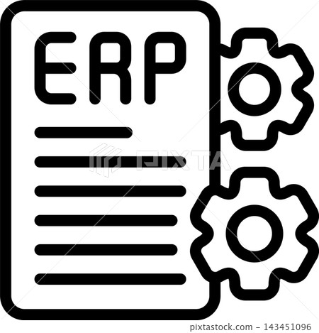 Enterprise Resource Plan Modern and Creative Icon Enterprise Resource Plan Modern and Creative Icon 143451096