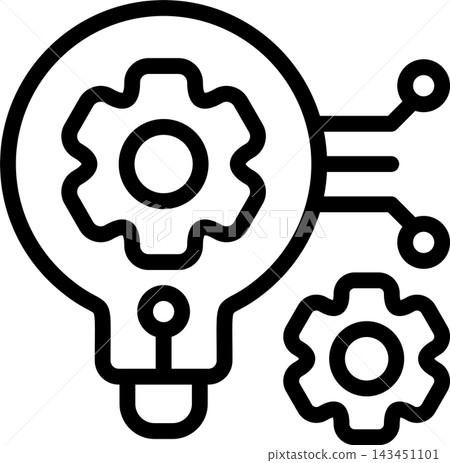 Tech Innovation Modern and Creative Icon 143451101