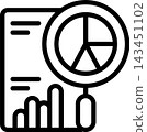 Business Analytics Modern and Creative Icon 143451102