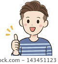 Everyday life and communication material for men in their 40s: Two-block haircut - Looks good! 143451123