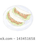 Mexican food tacos 143451658