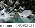 Arao Valley in Yasui Gorge, Niyodogawa Town, Kochi Prefecture 143452184