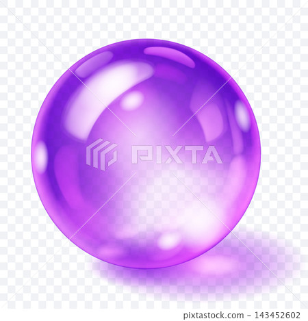 Purple shiny sphere Purple shiny sphere 143452602