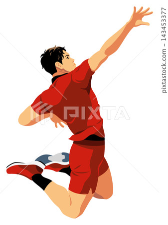 Volleyball player Volleyball player 143453377