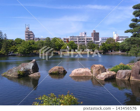 2024年5月拍攝的名古屋德川庭園龍泉湖景色。 2024年5月拍攝的名古屋德川庭園龍泉湖景色。 143456576