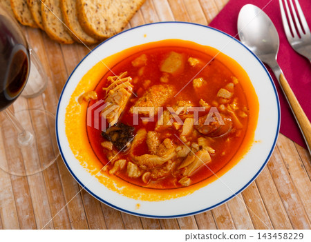 Stewed Madrilenian tripe Callos a la madrilena Stewed Madrilenian tripe Callos a la madrilena 143458229