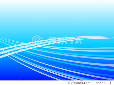 Blue flowing curves Blue flowing curves 143458901