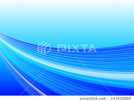 Blue flowing curves Blue flowing curves 143458904
