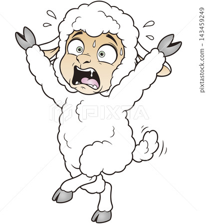 A fun animal illustration ☆ Sheep A fun animal illustration ☆ Sheep 143459249