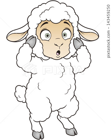 A fun animal illustration ☆ Sheep A fun animal illustration ☆ Sheep 143459250