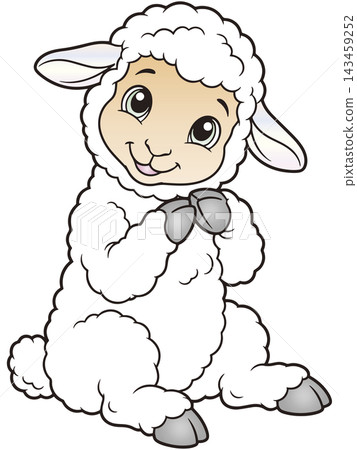 A fun animal illustration ☆ Sheep 143459252