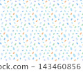 A refreshing light blue background pattern with colorful polka dots. 143460856