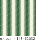 Seamless Japanese pattern of horsetail stripes: Green vertical stripes and off-white knots 143461032