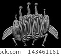 Scary, frightening monster illustrations, CG, and facial cells (with backgrounds) 143461161