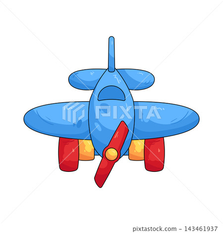 Illustration of toy airplane 143461937