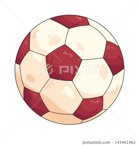 Illustration of soccer ball toy 143461962