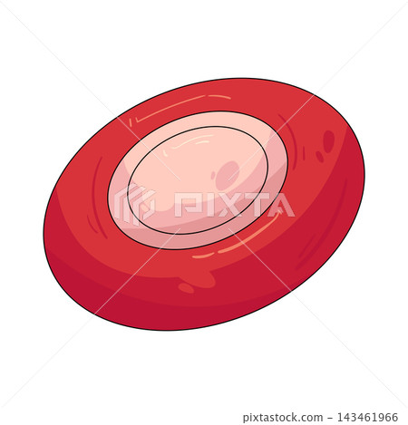 Illustration of red frisbee Illustration of red frisbee 143461966