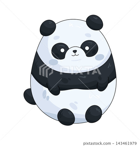 Illustration of cute toy panda Illustration of cute toy panda 143461979