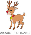 Walking reindeer 143462060