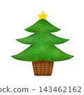 simple and cute christmas tree 143462162