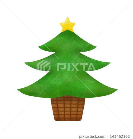 simple and cute christmas tree simple and cute christmas tree 143462162