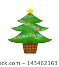 Colorful christmas tree 143462163