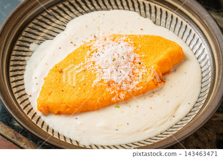 A fluffy, plain, and delicious omelet. A fluffy, plain, and delicious omelet. 143463471