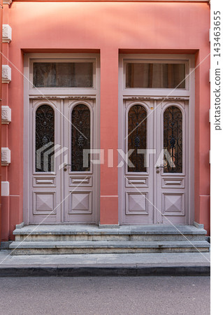 Old Tbilisi architecture details in sunny day Old Tbilisi architecture details in sunny day 143463655
