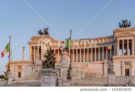 Vittoriano Monument in the sunset time Vittoriano Monument in the sunset time 143463695