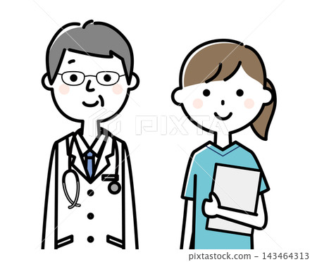 Doctors and nurses Doctors and nurses 143464313