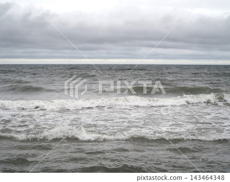 The Sea of Japan when a typhoon is approaching The Sea of Japan when a typhoon is approaching 143464348