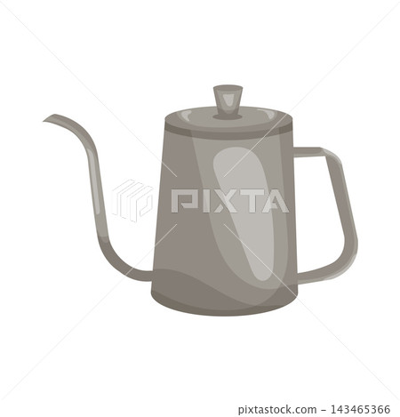 Illustration of Gooseneck Kettle 143465366