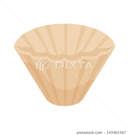 Illustration of Coffee Filter 143465367