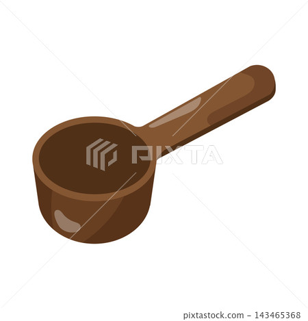 Illustration of Coffee Scoop 143465368