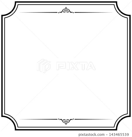 Antique/Vintage/Frame/Label/Square/Black/Illustration/Material Antique/Vintage/Frame/Label/Square/Black/Illustration/Material 143465539