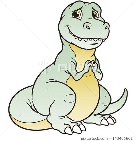 Fun dinosaur illustration ☆ Tyrannosaurus 143465601