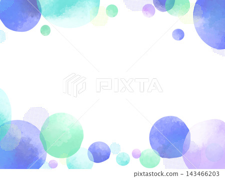 Gentle winter polka dot frame Gentle winter polka dot frame 143466203
