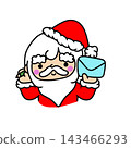 Santa Claus is telling me to write him a letter. (Bright colors) 143466293