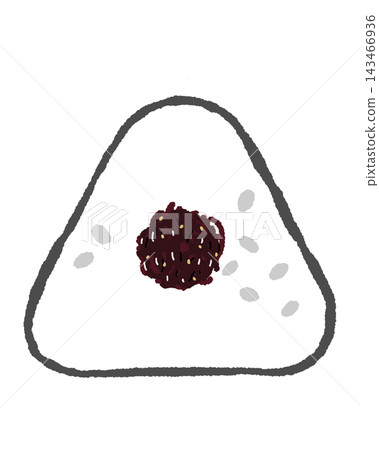 A simple illustration of a kelp rice ball. A simple illustration of a kelp rice ball. 143466936