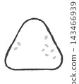 Illustration of a simple rice ball 143466939