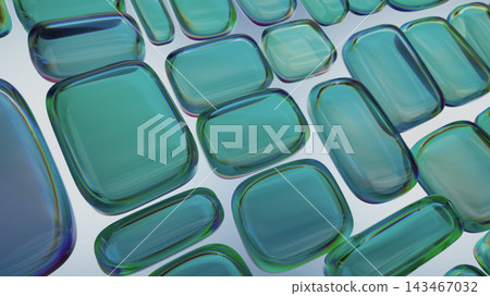 Abstract Teal Glass Tiles With Rounded Squares Create a Modern Geometric Pattern for Design Projects Abstract Teal Glass Tiles With Rounded Squares Create a Modern Geometric Pattern for Design Projects 143467032
