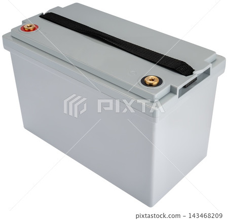 Lithium-ion Battery isolated object background Lithium-ion Battery isolated object background 143468209