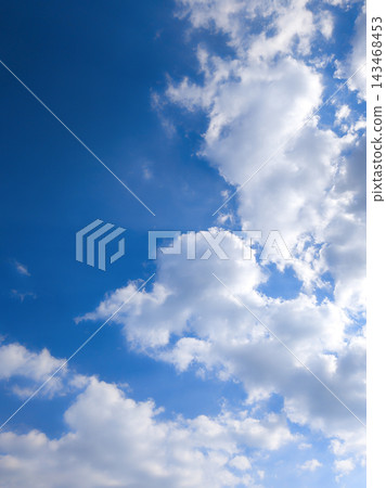 blue sky and white clouds blue sky and white clouds 143468453
