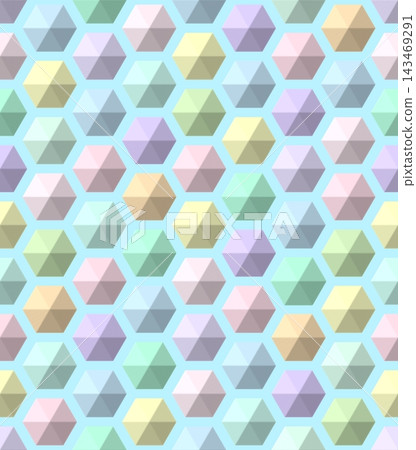 Three-dimensional hexagonal background C-7' Three-dimensional hexagonal background C-7' 143469291
