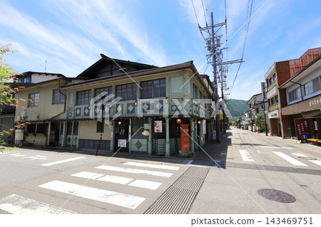 The old townscape of Hida Furukawa, Hida, Gifu The old townscape of Hida Furukawa, Hida, Gifu 143469751
